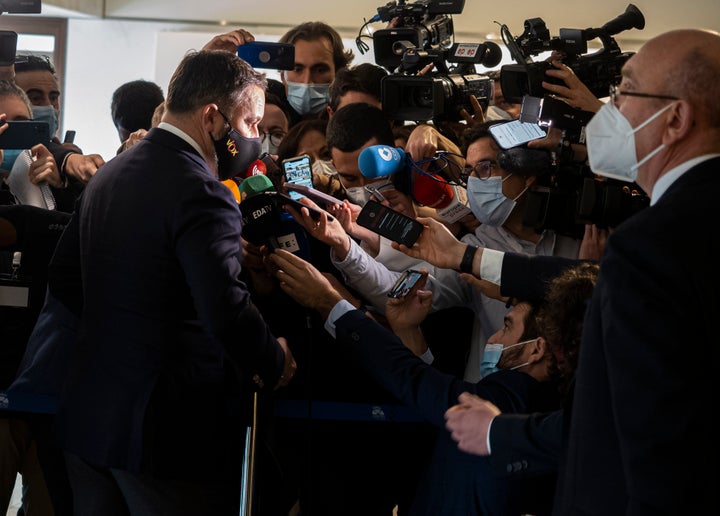 Abascal, en las Cortes de Castilla y León