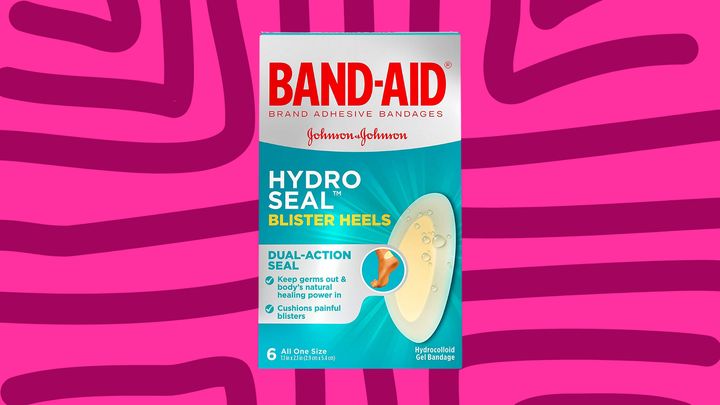 Band-Aid Hydro Seal Blister Heel patches from Amazon.