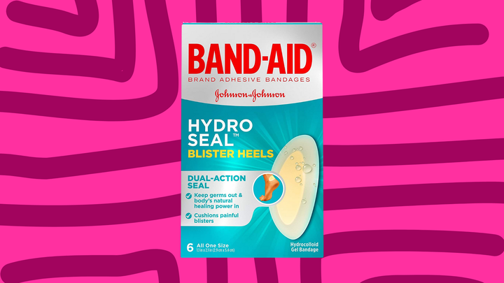 Band-Aid Hydro Seal Blister Heel patches from Amazon.