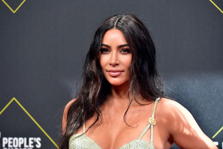 Kim Kardashian attends the E! People's Choice Awards on Nov. 10, 2019, in Santa Monica, California.