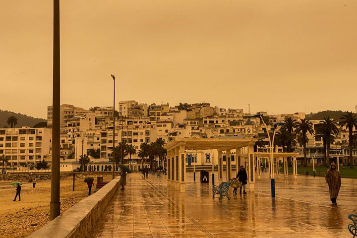 Calima en Málaga.