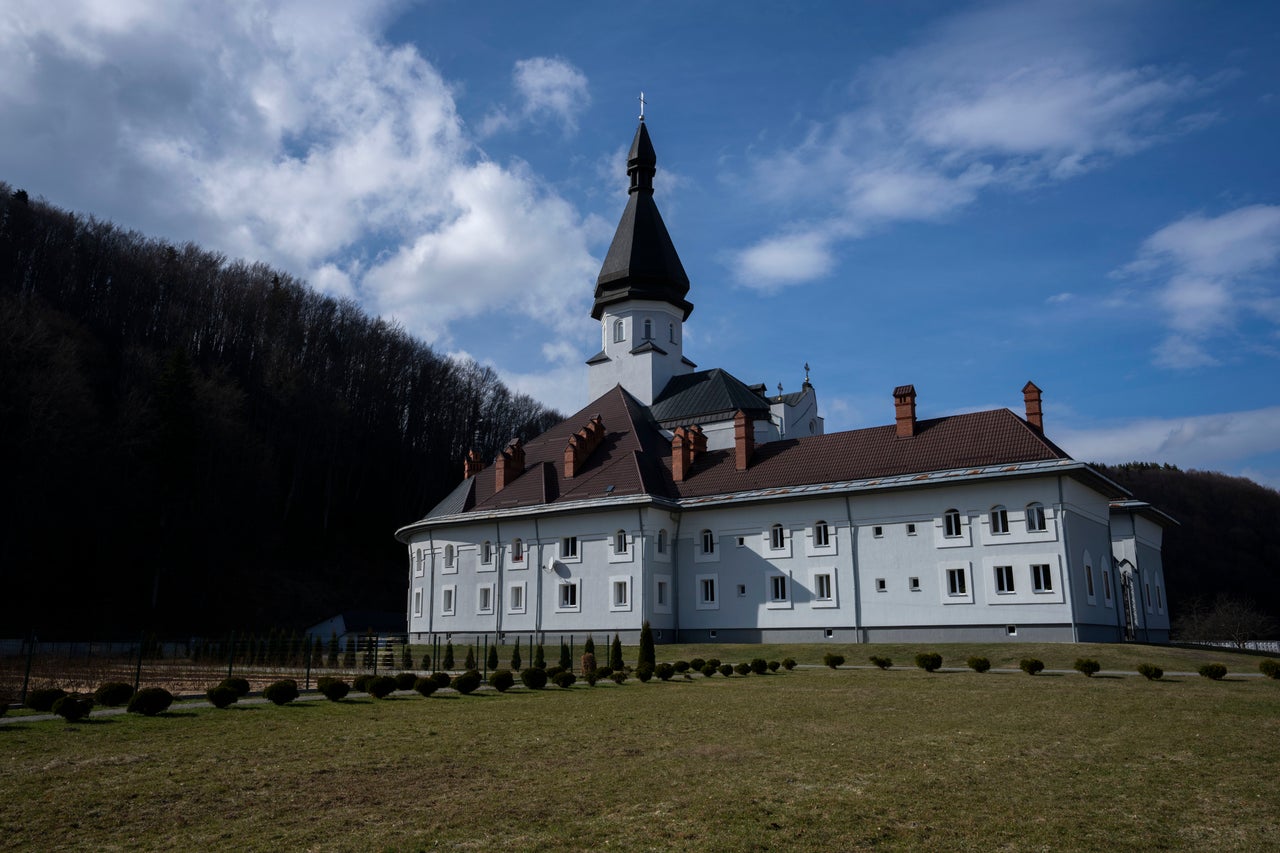 The nuns at the Hoshiv Women's Monastery have been taking in internally displaced people fleeing the war.