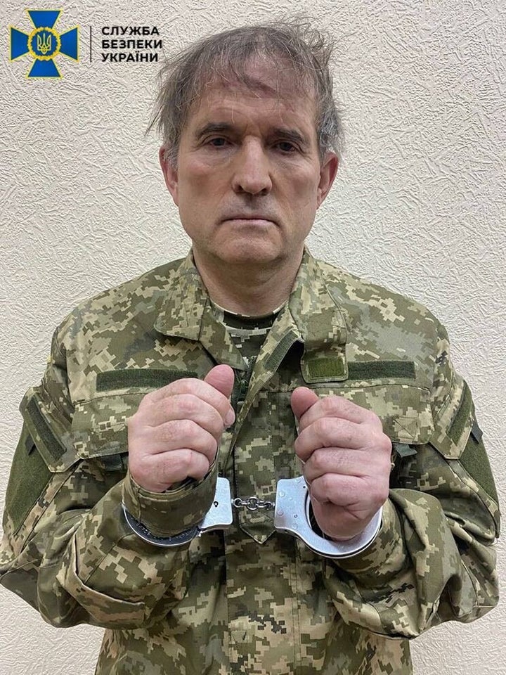 Imagen de Medvedchuk tras su detención