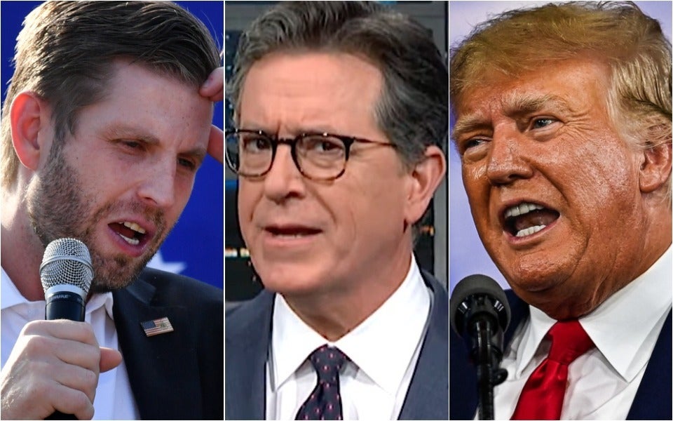 Stephen Colbert Hits Trump Right In The Eric Over New Revelations 