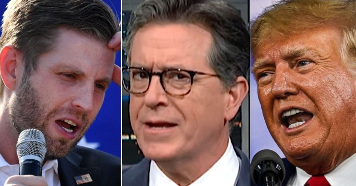 Stephen Colbert Taunts Eric Trump Over Possible Family Secret Hidden In Tax Docs
