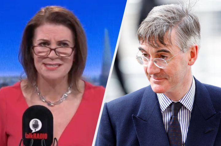 Julia Hartley-Brewer locked horns with Jacob Rees-Mogg over Boris Johnson's premiership on Wednesday