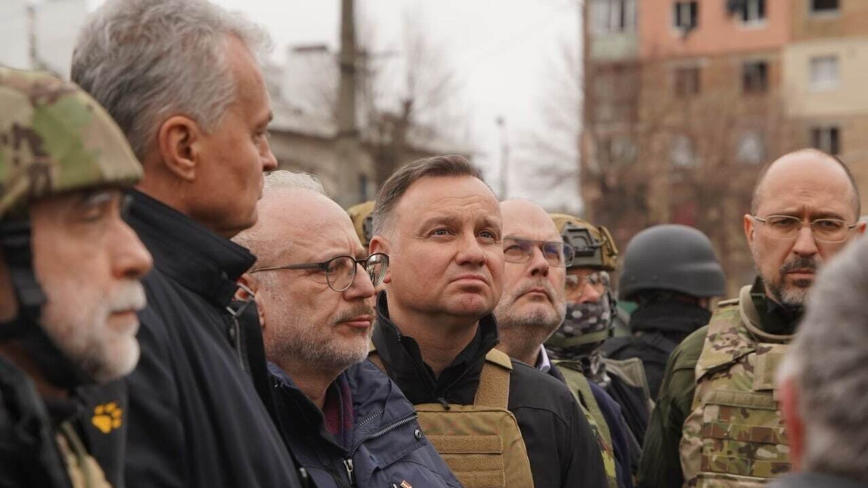 Les présidents polonais et balte visitent l’Ukraine en signe de soutien