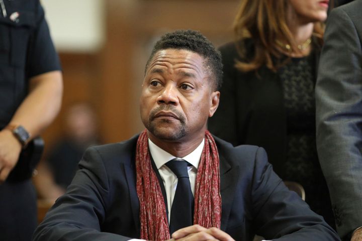 Actor Cuba Gooding Jr. appears in court, Jan. 22, 2020, in New York. Gooding Jr. pleaded guilty Wednesday, April 13, 2022 to one count of forcible touching in a protracted criminal case accusing the Oscar-winning star of violating three different women at various Manhattan night spots in 2018 and 2019.