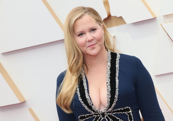 Amy Schumer on the Oscars red carpet last month