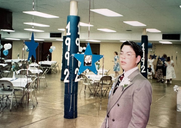 The author at his 8th grade graduation. Hell — aka high school — was just a few months away.