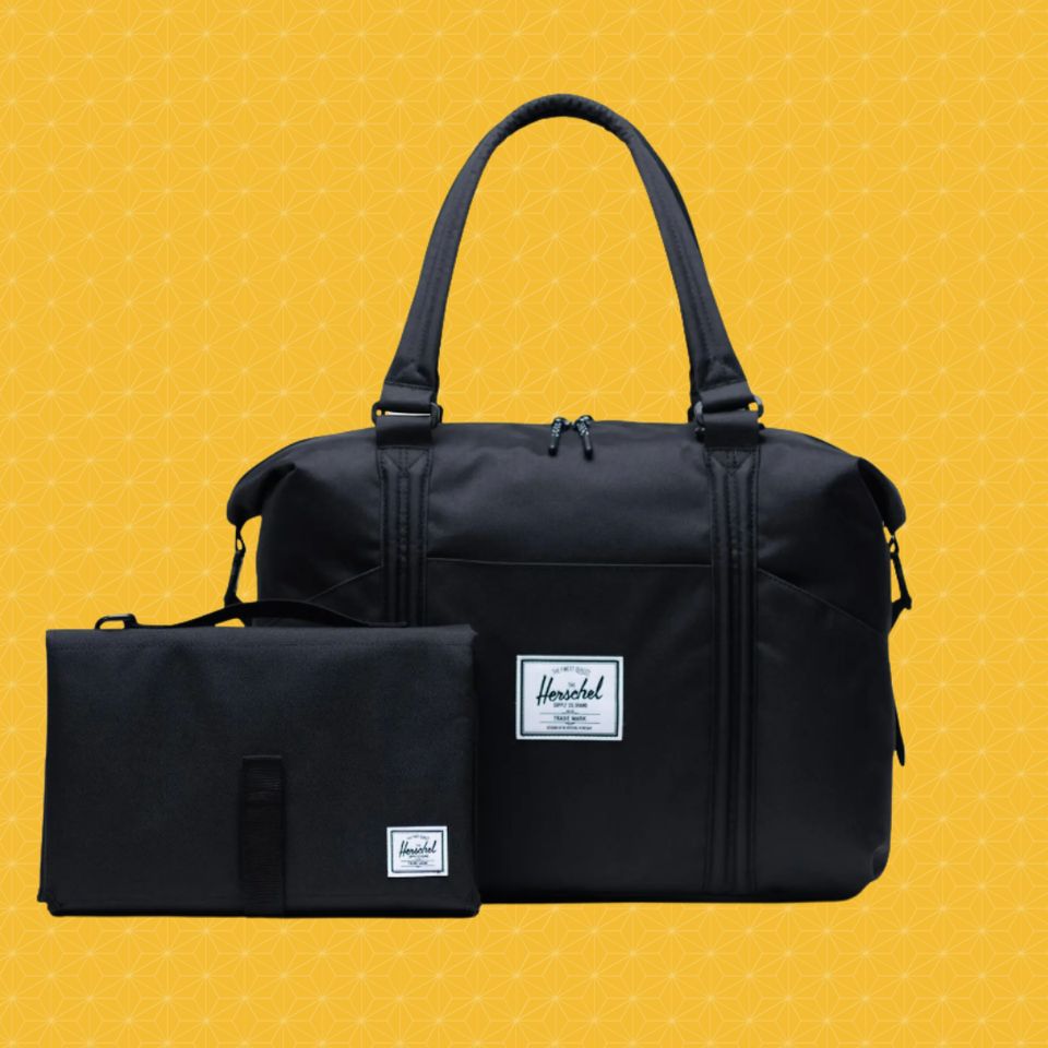 Stylish Functional Celebrity Style Diaper Bag; Coordinating