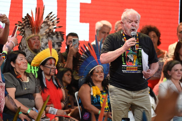 Former Brazilian President Lula da Silva is leading Bolsonaro in preliminary election polls. During a recent event with Indigenous leaders in Brasilia, the leftist promised to roll back Bolsonaro's anti-environmental laws and better protect both the Amazon rainforest and Brazil's Indigenous peoples.