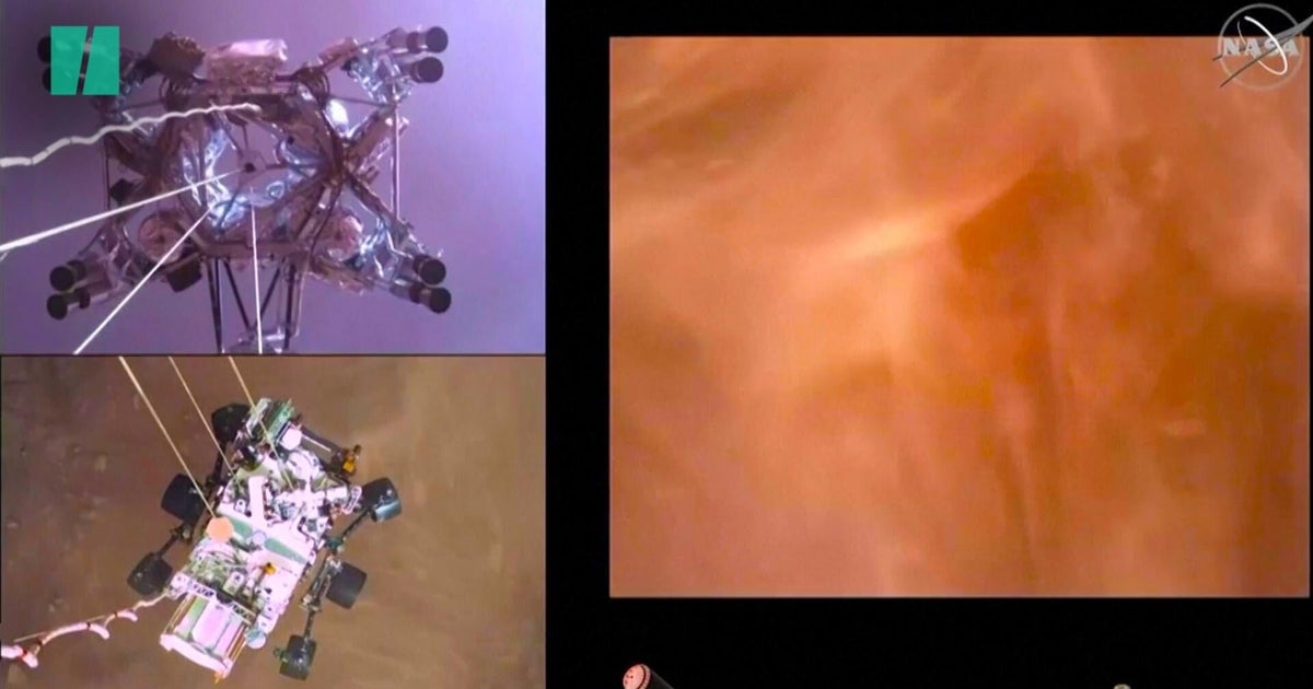 First Ever Video Of Perseverance Rover Landing On Mars Surface HuffPost Videos