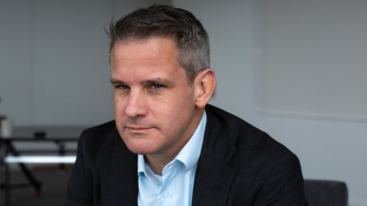 "I'll make a decision when we get there," Rep. Adam Kinzinger told HuffPost about his presidential ambitions.