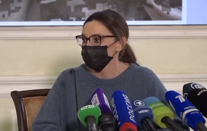 La esposa del dirigente ucraniano prorruso Viktor Medvedchuk, Oksana Marchenko