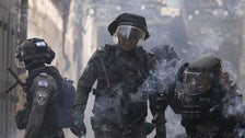 Israeli Police Wound Palestinians Again Near Flashpoint Jerusalem Holy Site