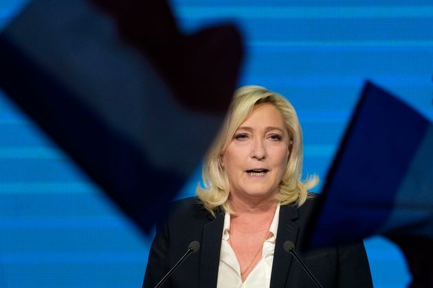 Marine Le Pen, le 10 avril 2022.