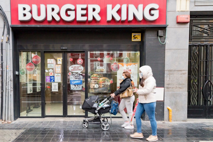 Un establecimiento de Burger King en Valencia en una imagen de archivo.