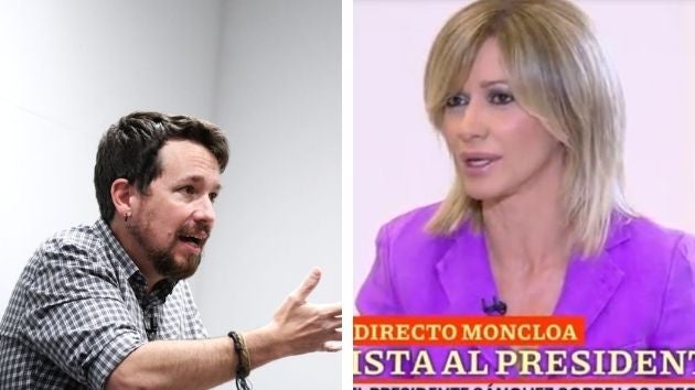 Pablo Iglesias y Susanna Griso.