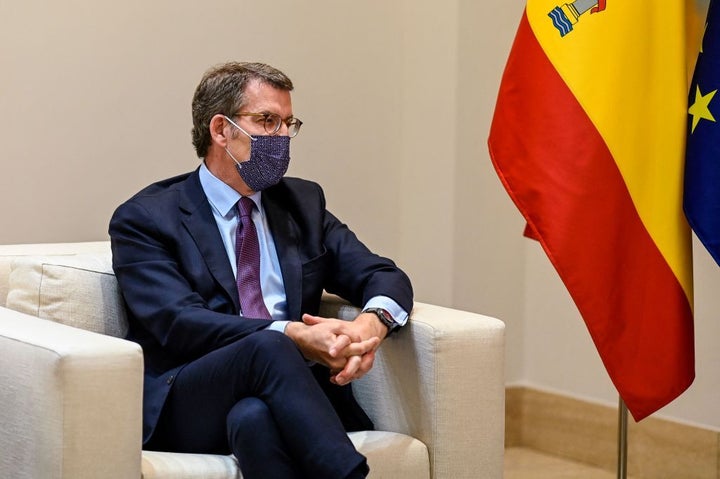 El presidente del PP, Alberto Núñez Feijóo.