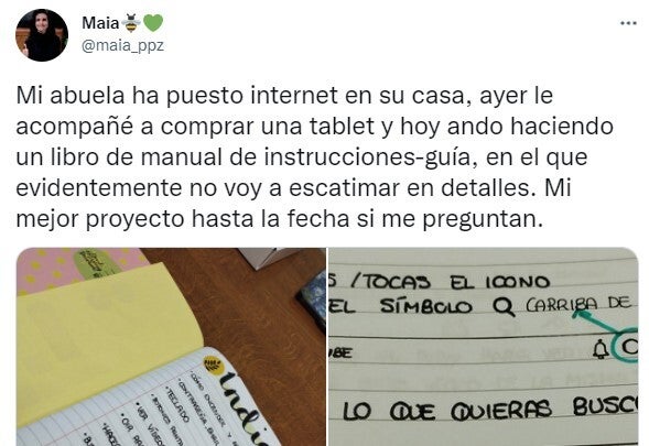 La guía con la que explica a su abuela Internet.