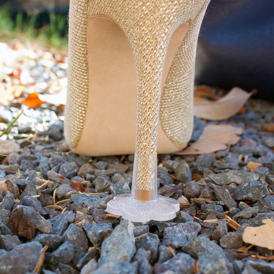 Heel protectors that'll prevent you from sinking into the grass