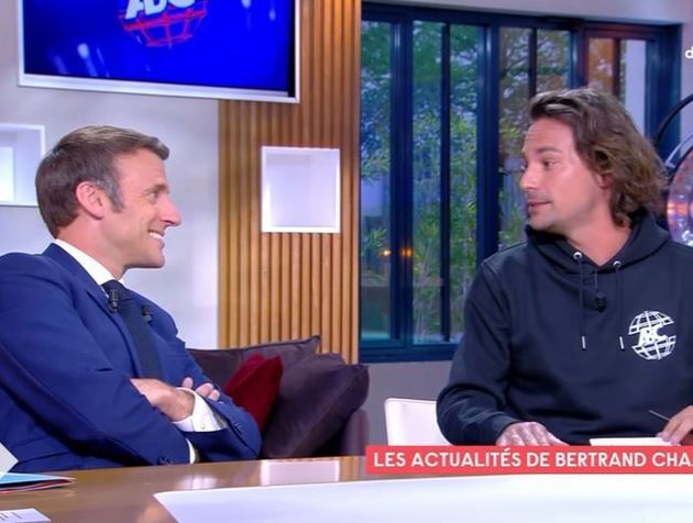 Emmanuel Macron face à Bertrand Chameroy dans