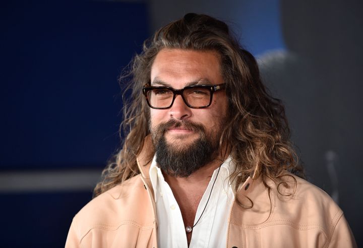 Jason Mamoa attends the Los Angeles premiere of "Ambulance" on April 4 at the Academy Museum of Motion Pictures in Los Angeles.