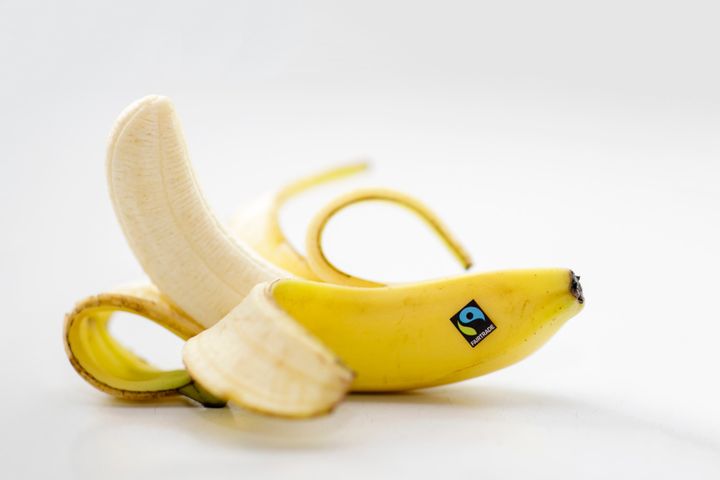 フェアトレード認証がついたバナナ（イメージ画像）