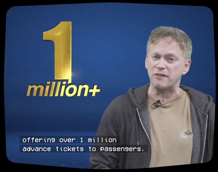 Transport secretary Grant Shapps has again appeared in a bizarre PR video to promote the DfT's latest work