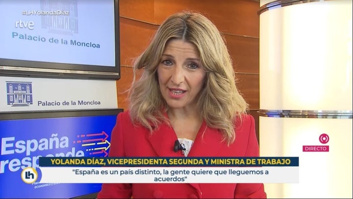 Yolanda Díaz.