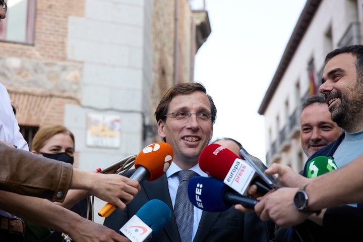 El alcalde de Madrid, José Luis Martínez Almeida