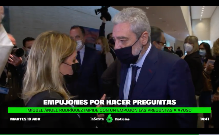 Andrea Ropero y Miguel Ángel Rodríguez.
