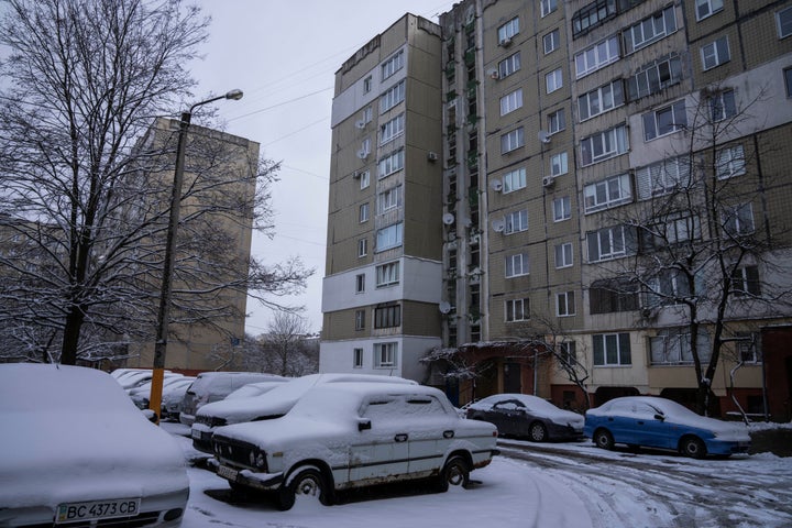 Lviv on the surface looks calm, but the city is uniquely representative of the 6 million people displaced inside Ukraine since Russia's invasion. (AP Photo/Nariman El-Mofty)