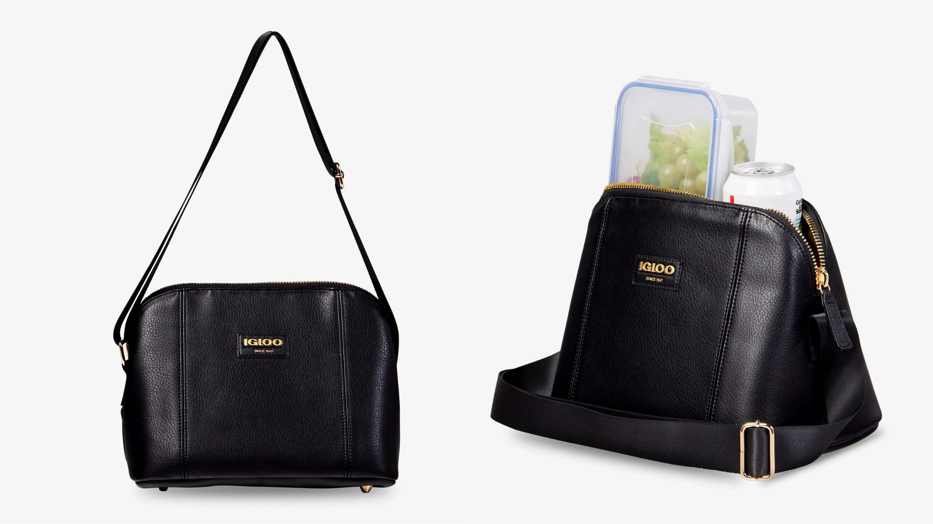 guess lunch bag black