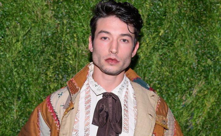 Ezra Miller at an event in 2018