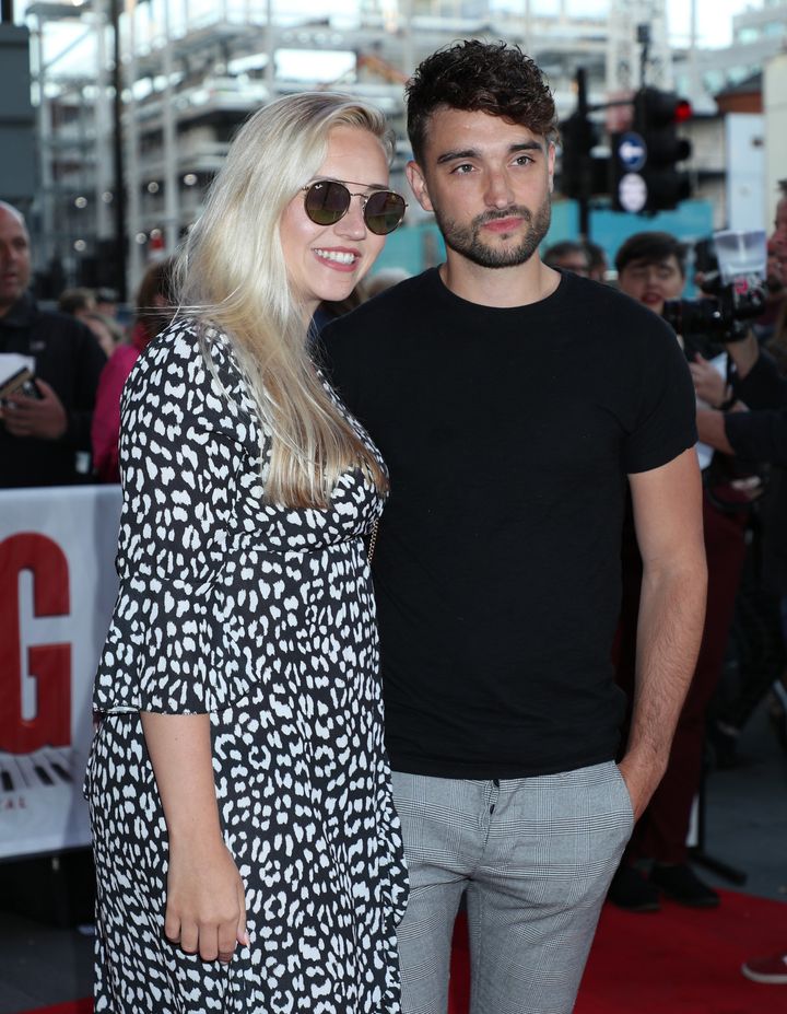 Tom and Kelsey pictured in 2019