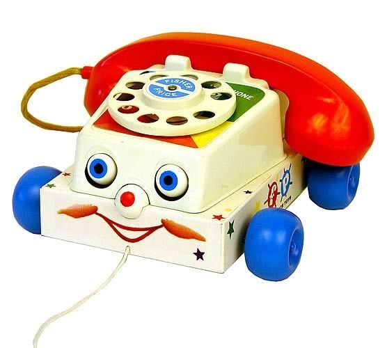 Library coordinator Pam McKinney gave incarcerated legal assistant Mark Wilson a toy phone that looked like this one — a joking reference to the number of calls he received at work. Oregon's Department of Corrections later cited the toy as evidence that Wilson had "compromised" McKinney.