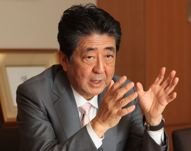 安倍晋三氏（2021年2月撮影、東京・永田町）