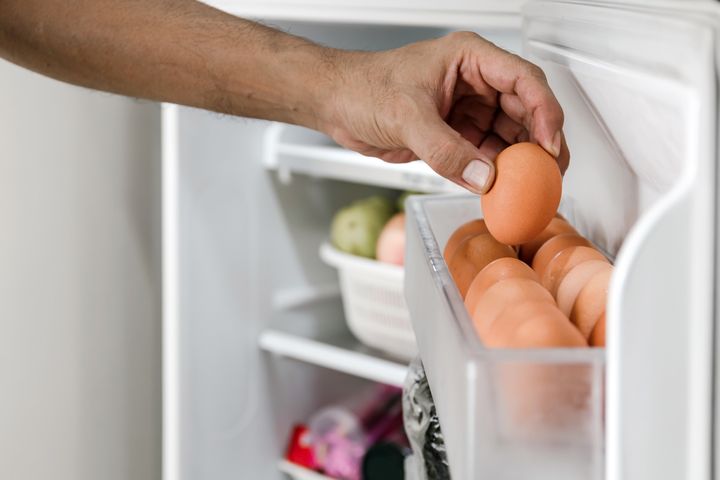 Yes, eggs go in the fridge.