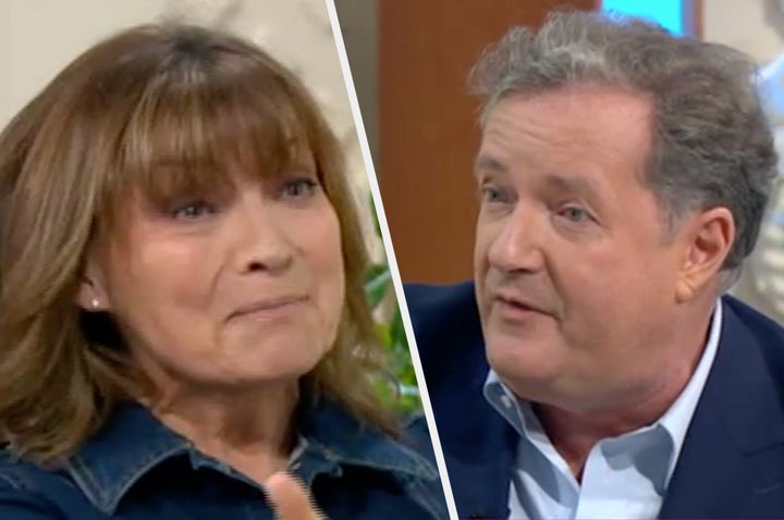 Lorraine Kelly and Piers Morgan