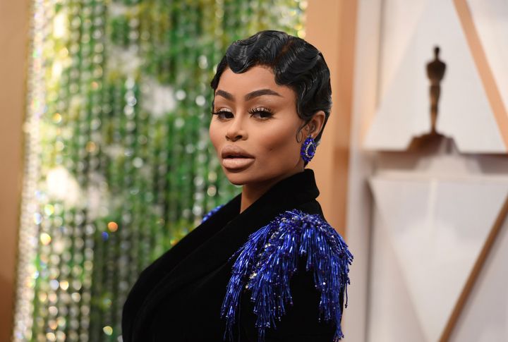 Blac Chyna, seen in 2020, has filed a $100 million lawsuit against the Kardashian family after her show, “Rob & Chyna,” was canceled.
