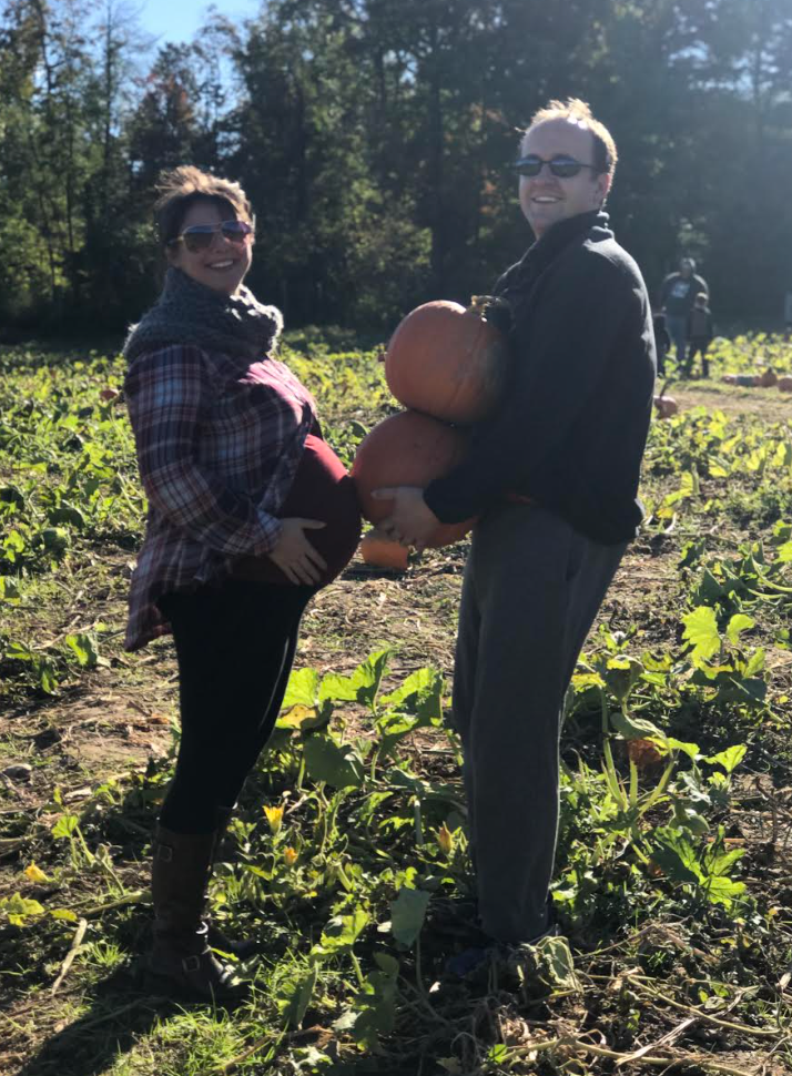 The author and her husband in October 2018, about six weeks before Nicholas died.