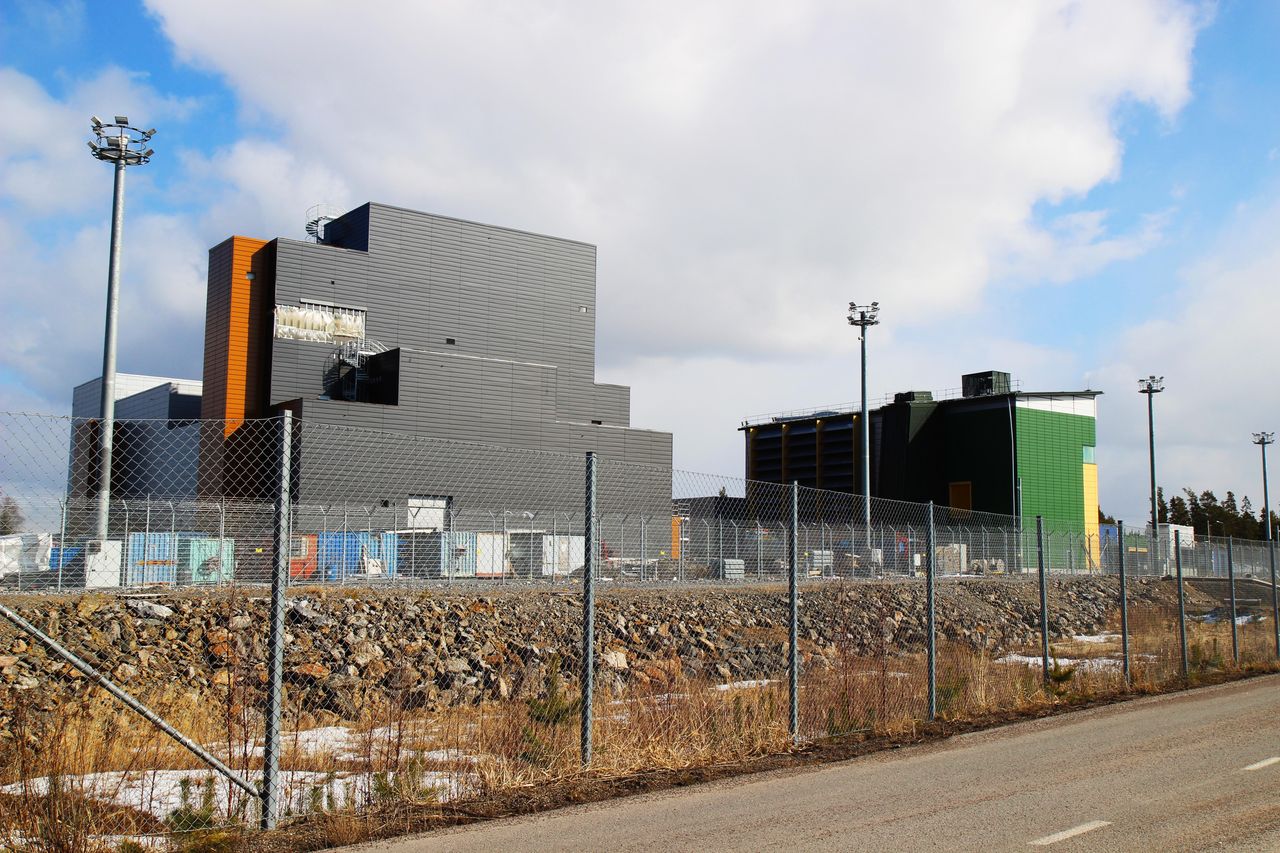 A view from outside the Onkalo storage facility on Olkiluoto Island. 