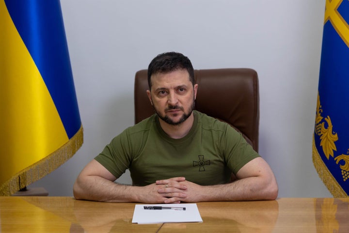 El presidente de Ucrania, Volodimir Zelenski.
