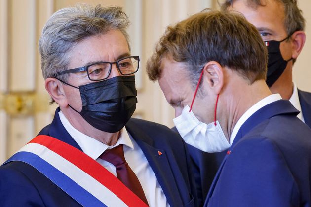 Jean-Luc Mélenchon rencontre Emmanuel Macron, à l'occasion d'une visite du président de la République...