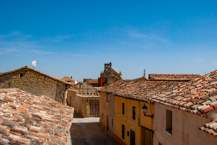 Vista de las calles de Urueña (Valladolid).