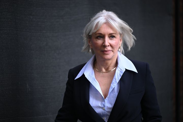 Culture secretary Nadine Dorries leaves 10 Downing Street.
