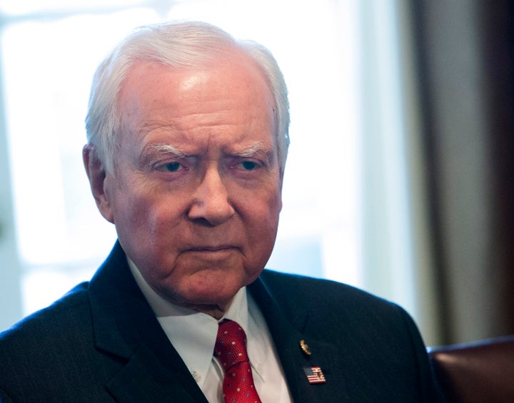 Former Utah GOP Sen. Orrin Hatch died on Saturday. He was 88.