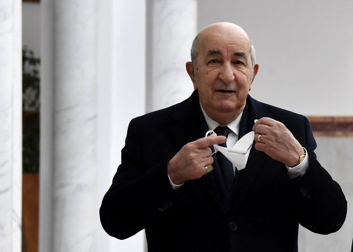 El presidente de Argelia, Abdelmayid Tebune.